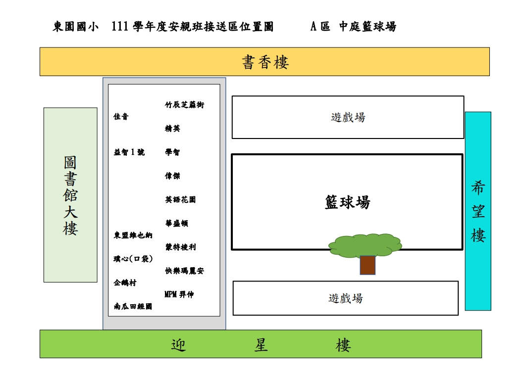 接送位置圖A區