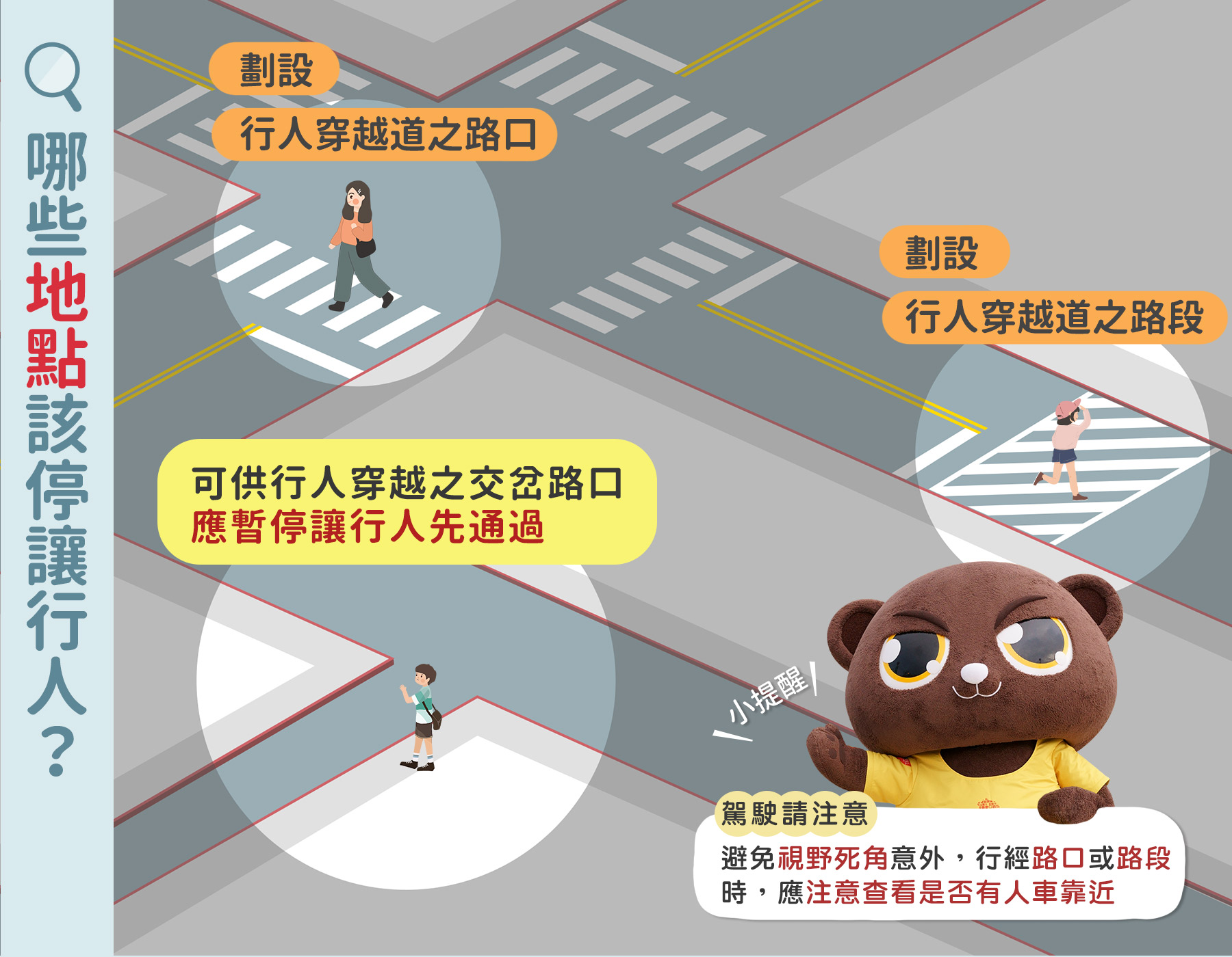 路口停讓宣導
